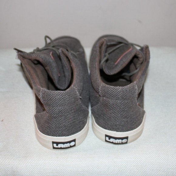 4b    LAMO MENS "TATE" SNEAKERS - 14 CHOCOLATE - Picture 4 of 7